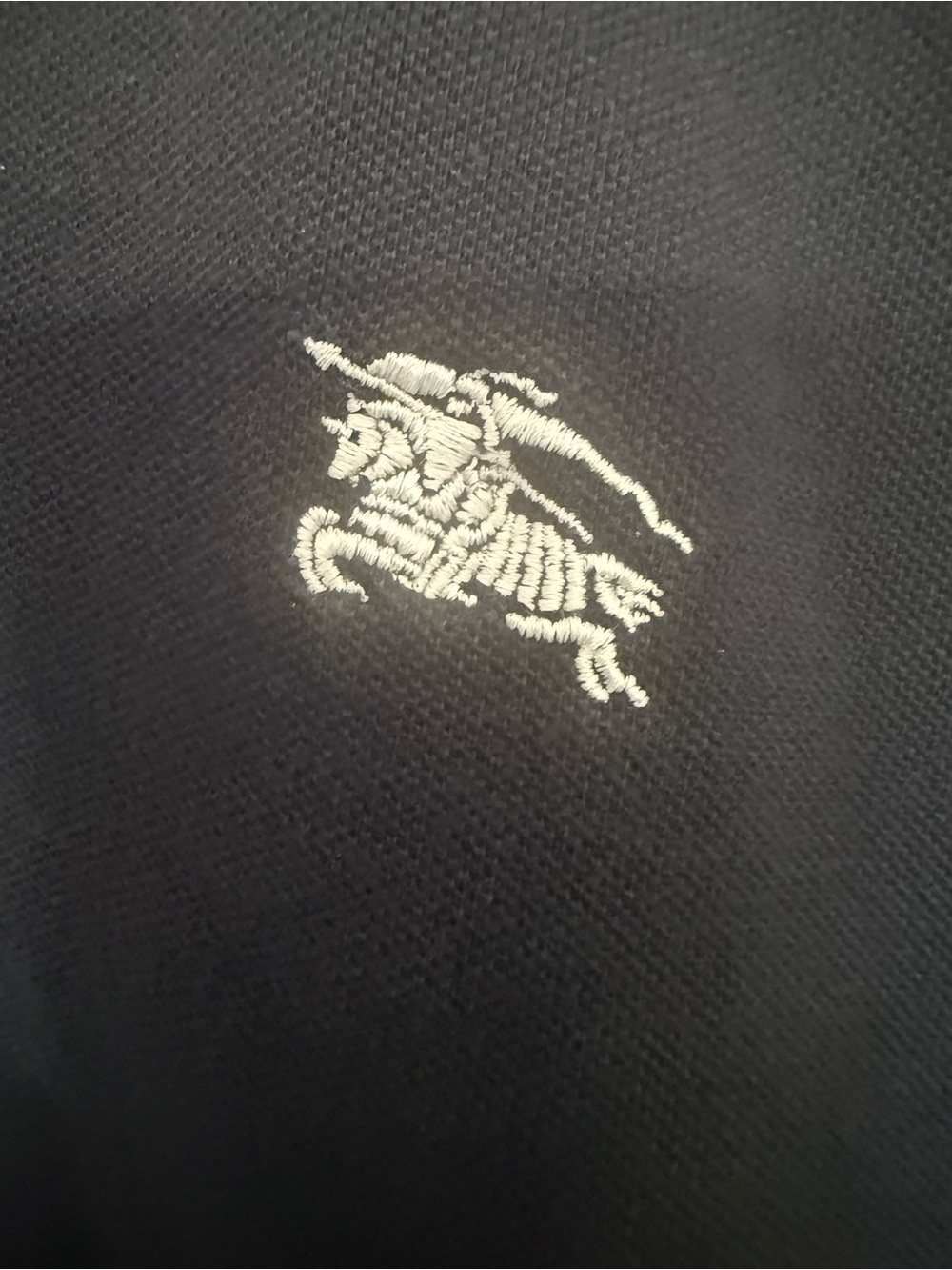 Burberry Britt Like New EUC Black Polo with Signature Check Placket - Picture 2 of 6